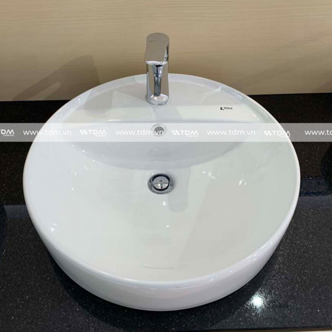 chậu Rửa Lavabo Inax L-294V (L294V) Để Bàn Tròn - Ảnh 5