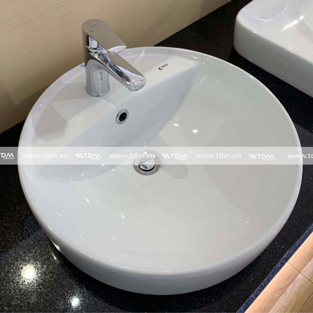 chậu Rửa Lavabo Inax L-294V (L294V) Để Bàn Tròn - Ảnh 6