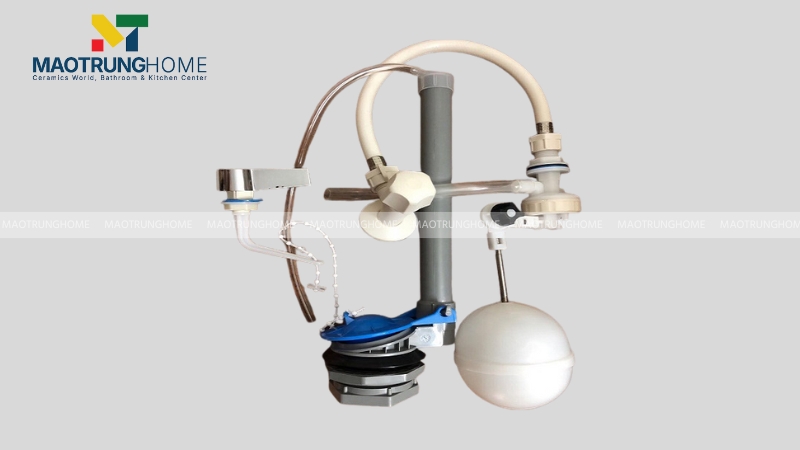 Cấu tạo hoàn chỉnh của bộ xả bồn cầu