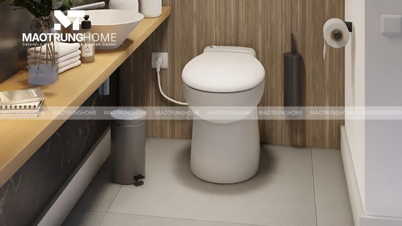 Chọn kích thước bồn cầu Inax cho phòng tắm siêu nhỏ