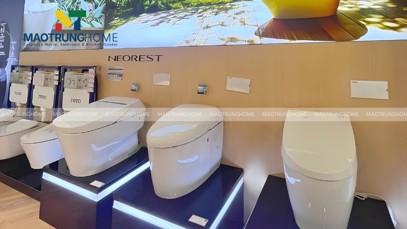 Mua bồn cầu chính hãng, đa dạng kích thước tại Mao Trung Home