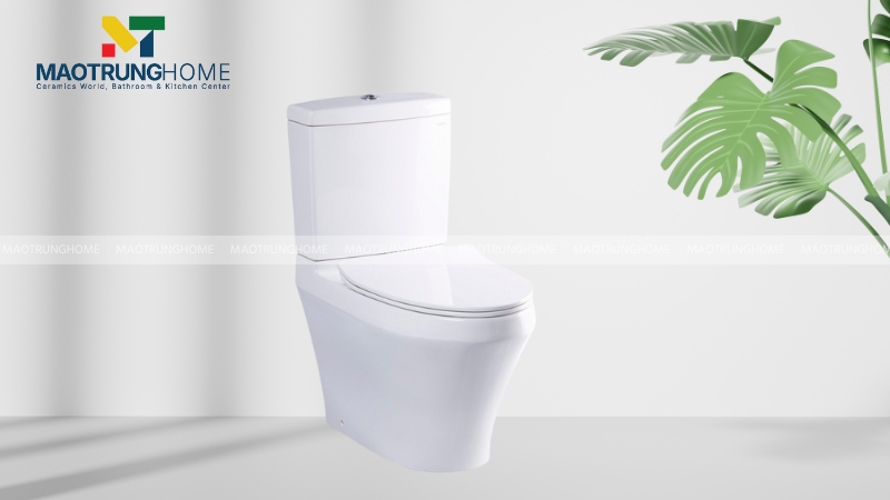 Mẫu bồn cầu 1 khối TOTO CS945DNT8 thiết kế gọn gàng sẽ phù hợp cho phòng tắm vừa