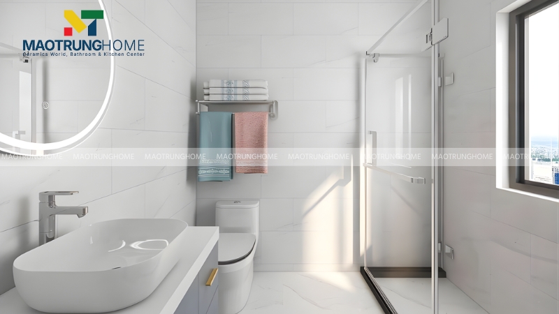 Mẫu bồn cầu cho không gian phòng tắm từ 3m² đến 5m²