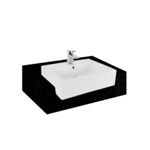Chậu rửa mặt cao cấp bán âm bàn LT647CSXW LT647CS cao cấp, chính hãng | TOTO