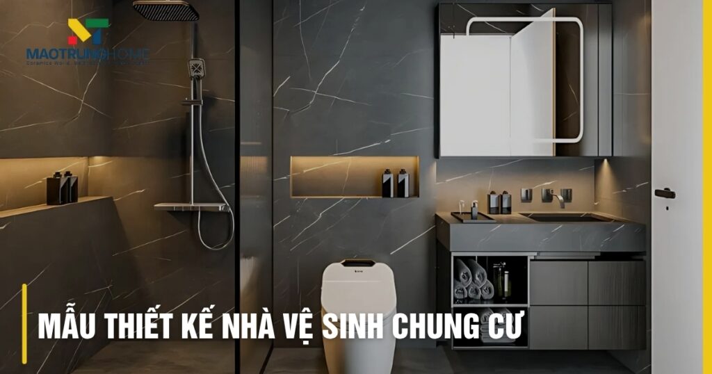 Mẫu Thiết Kế Nhà Vệ Sinh Chung Cư: Đẹp, Tối Ưu Không Gian