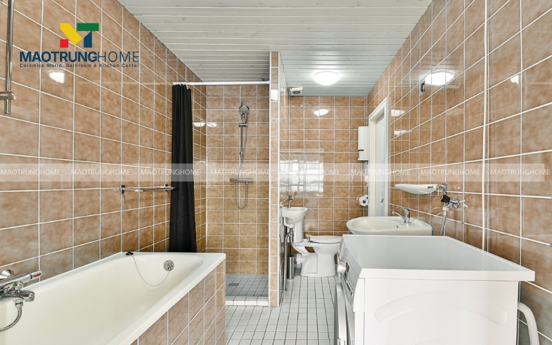 Thiết kế nhà vệ sinh phong cách vintage là sự tái hiện không gian của những thập niên xưa cũ