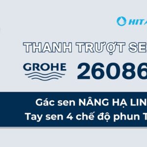 Bộ thanh trượt tay sen tắm 4 chế độ Tempesta Rustic 100 GROHE 26086001