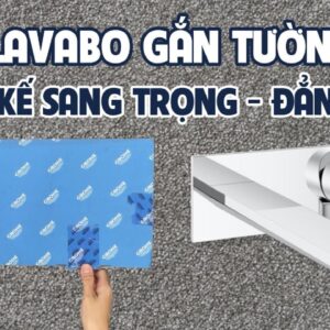 Vòi Lavabo nóng lạnh 2 lỗ gắn tường Lineare L-Size GROHE 23444001