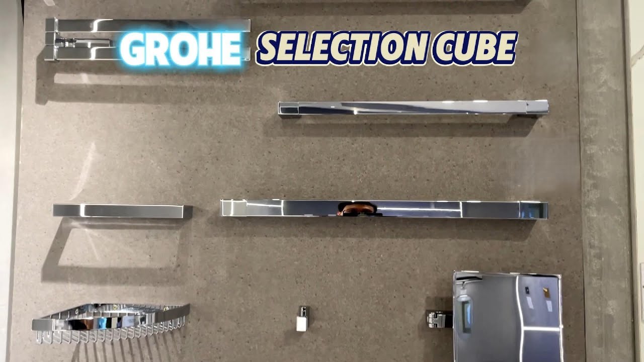 Thanh treo khăn đơn Selection Cube GROHE 40767000
