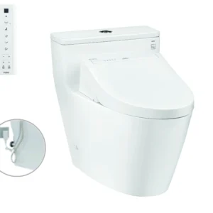 Bồn cầu 1 khối kèm nắp rửa điện tử WASHLET dòng C5 TCF24410AAA MS625DW14 cao cấp, chính hãng | TOTO