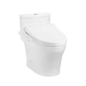 Bồn cầu một khối kèm nắp rửa điện tử WASHLET dòng C2 MS885CDW17 cao cấp, chính hãng | TOTO