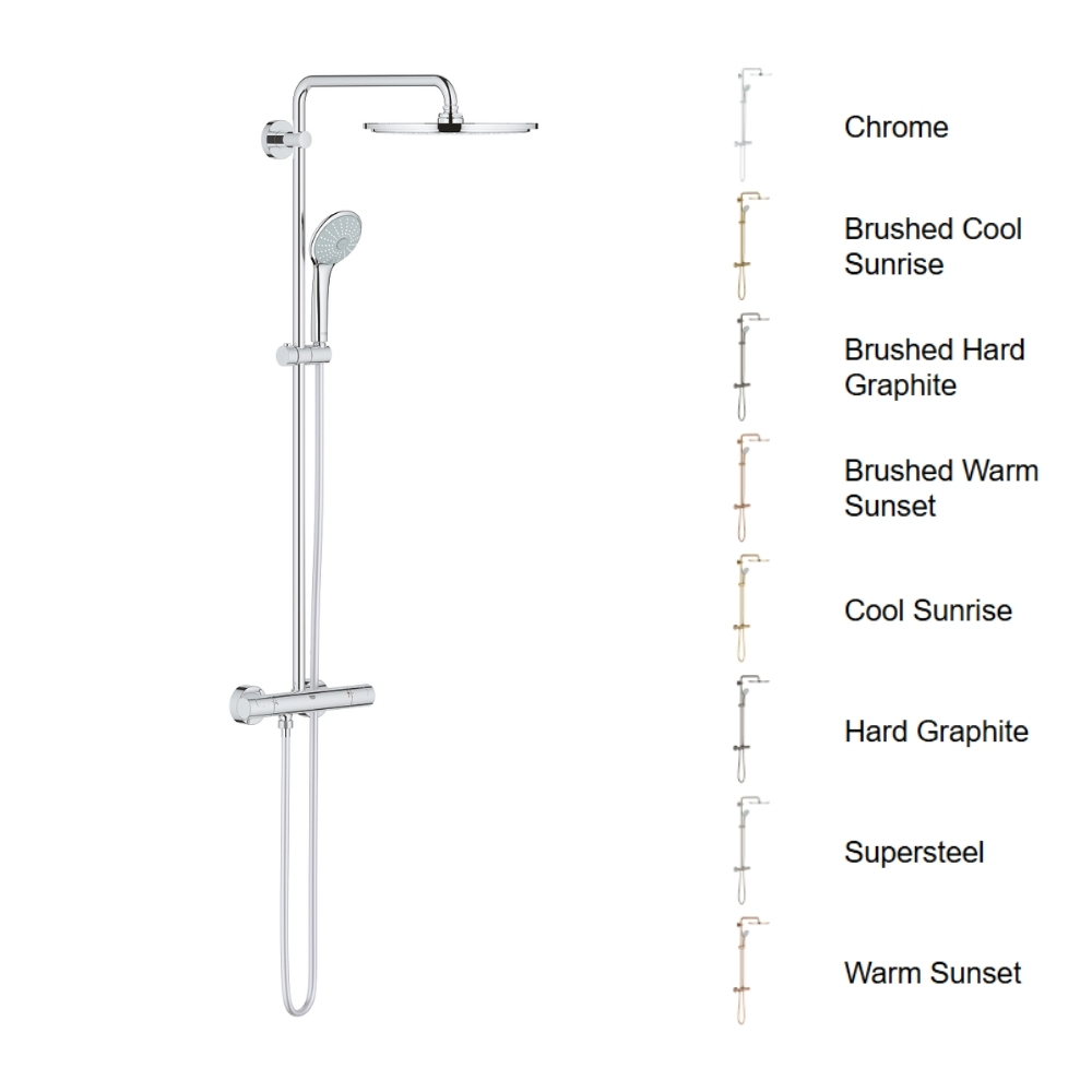 Bộ cây sen tắm ổn nhiệt Euphoria XXL Grohe 26075000 - Ảnh 2