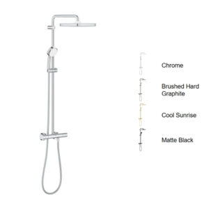 Bộ cây sen tắm ổn nhiệt Tempesta Cosmopolitan 250 cube GROHE 26689000