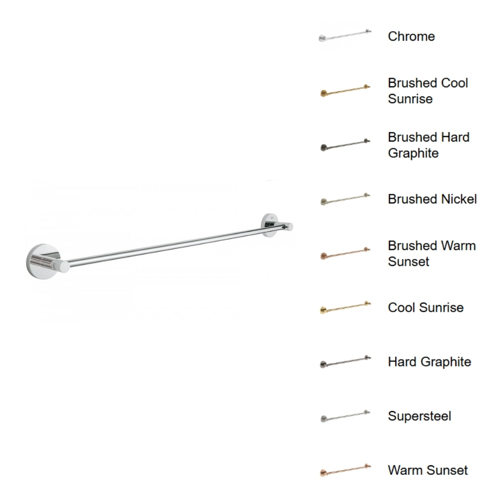 Thanh treo khăn Essentials 600mm GROHE 40366001 - Ảnh 2