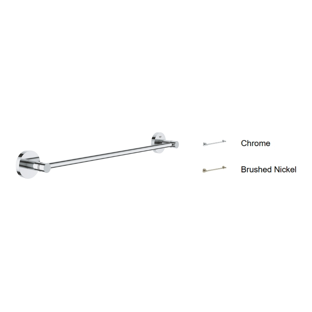 Thanh treo khăn đơn Essentials GROHE 40688001 - Ảnh 2