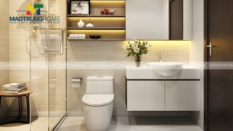 Mẫu phòng tắm diện tích nhỏ (dưới 4m²)
