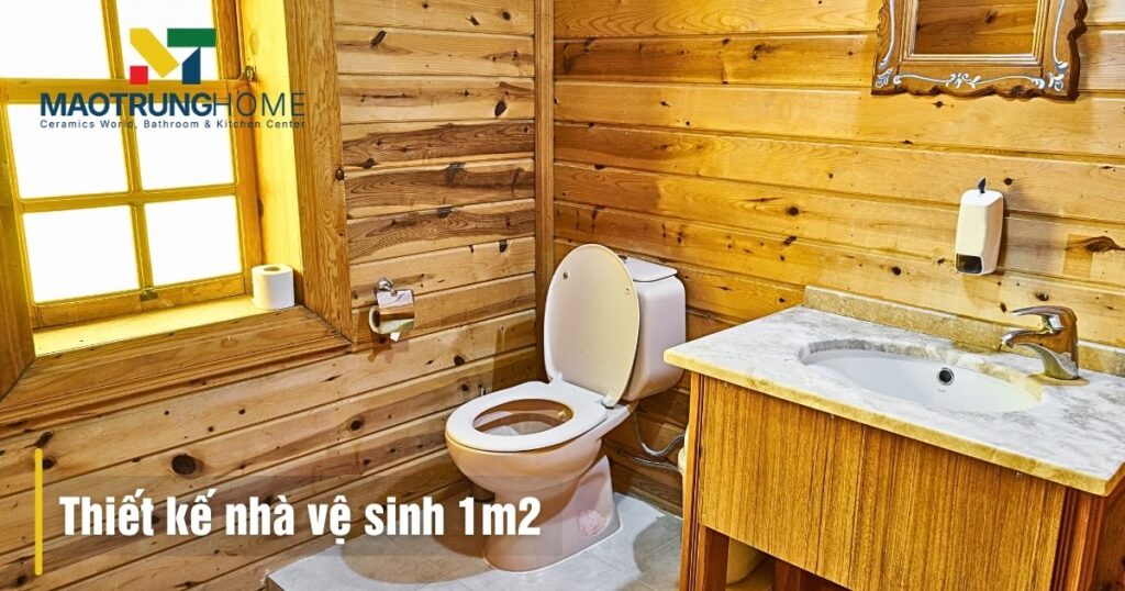 Thiết kế nhà vệ sinh 1m2 đẹp