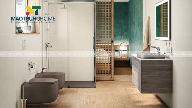 Không gian ấn tượng trong phong cách hiện đại với vật liệu gỗ và bê tông