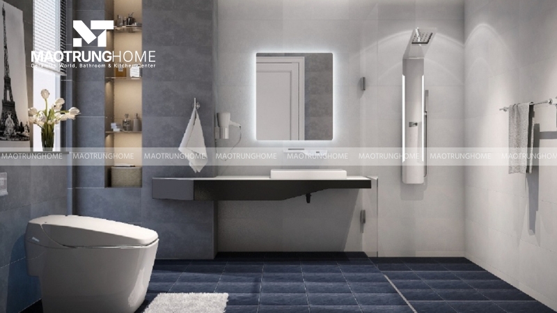 Chọn gạch ốp lát cho nhà vệ sinh