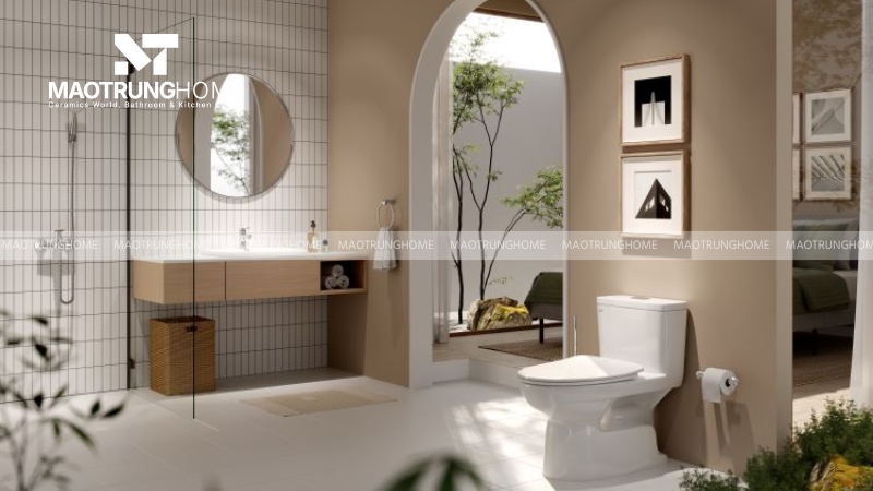 Mẫu thiết kế cho nhà vệ sinh nhỏ, chung cư giúp không gian rộng rãi hơn