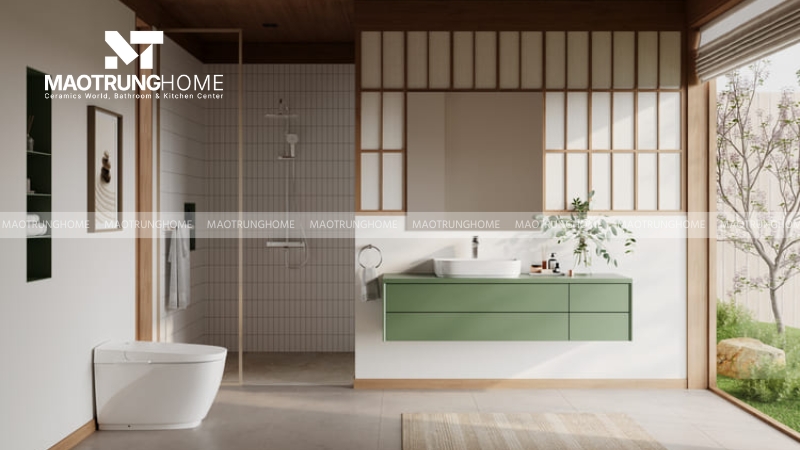 Mẹo lựa chọn nội thất trong thiết kế cho nhà vệ sinh nhỏ, chung cư