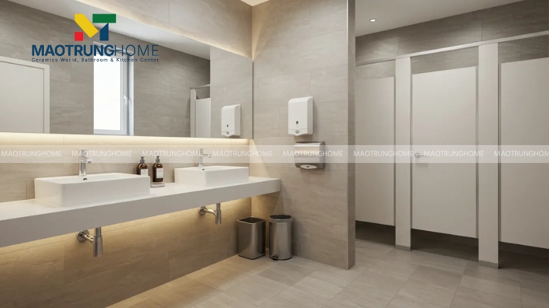 Thiết kế nhà vệ sinh nhà hàng có tầm quan trọng lớn