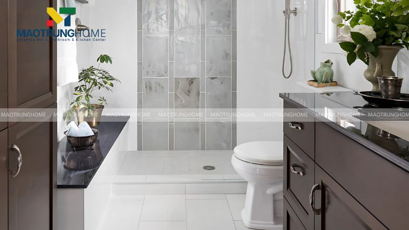 Thiết kế nhà vệ sinh trên tầng 2 giúp tăng tính tiện nghi