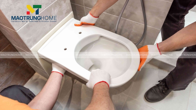 Bồn cầu treo tường yêu cầu kỹ thuật lắp đặt phức tạp