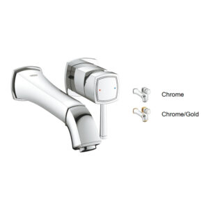 Vòi Lavabo nóng lạnh gắn tường 2 lỗ Grandera GROHE 19930000