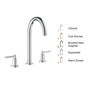 Vòi Lavabo nóng lạnh 3 lỗ Atrio GROHE 20009003