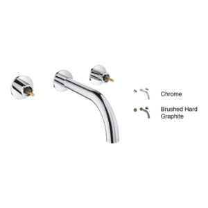 Vòi Lavabo nóng lạnh gắn tường 3 lỗ Atrio GROHE 20587000