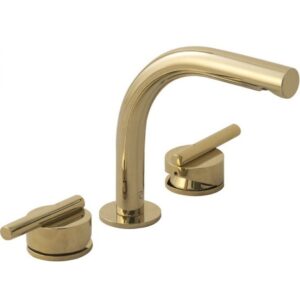 Vòi Lavabo COTTO CPF202A#GR2 Nóng Lạnh Màu Vàng Quil 3 Lỗ