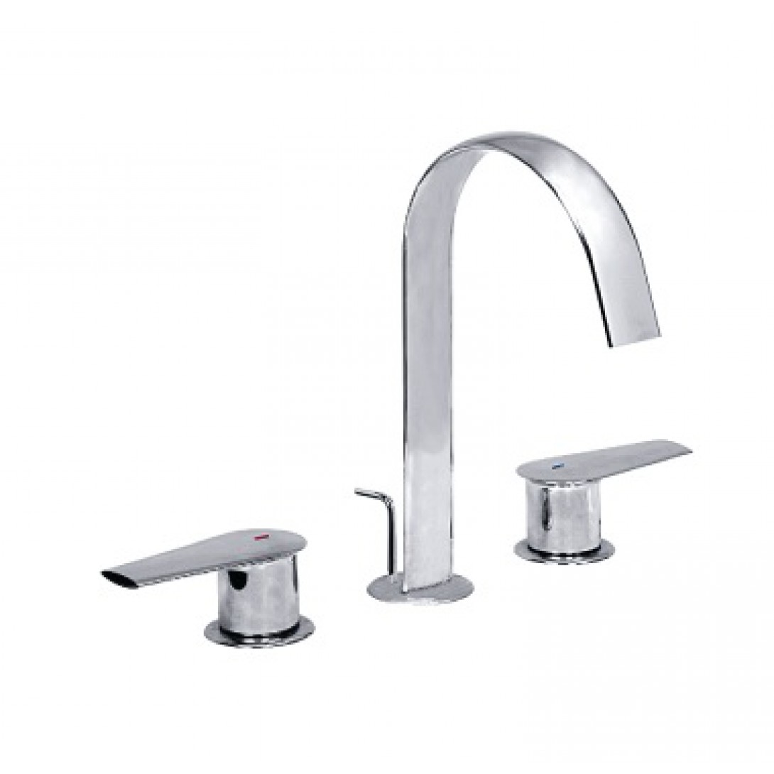 Vòi Lavabo Inax LFV-7100B (LFV7100B) Van nóng lạnh Riêng 3 lỗ