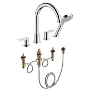 Vòi Xả Bồn Tắm Hansgrohe 71451007 Nóng Lạnh 4 Lỗ