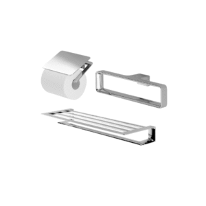 Bộ 3 sản phẩm G: lô đựng giấy vệ sinh, vòng treo khăn & thanh vắt khăn 2 tầng YS902N3V cao cấp, chính hãng | TOTO