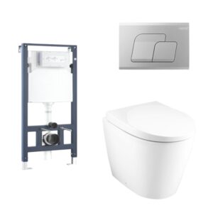 Bồn cầu đặt sàn nắp đóng êm Oval SC19507(F) + C962000 + C942100