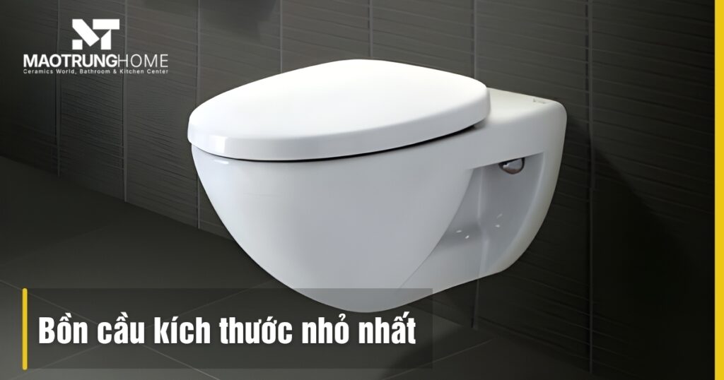 Top 5+ mẫu bồn cầu kích thước nhỏ nhất cho phòng tắm hẹp 2025