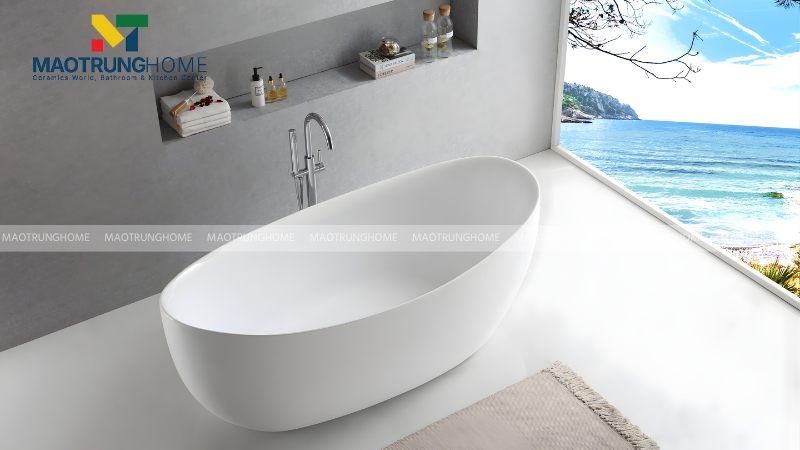 Bạn cần đảm bảo sàn có khả năng chịu tải tốt để lắp đặt bồn tắm