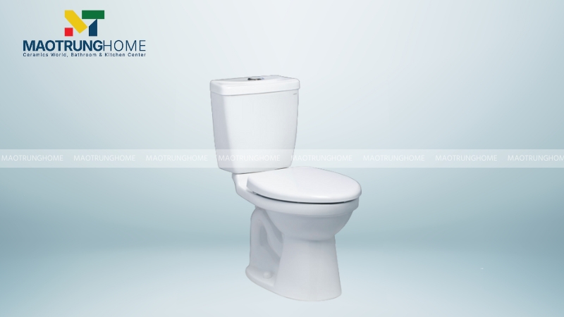 Mẫu Bồn Cầu CAESAR CD1325 Thùng T1225 2 Nhấn Nắp Thường chính hãng từ Mao Trung Home