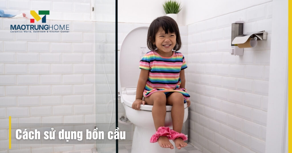 Cách sử dụng bồn cầu đúng cách