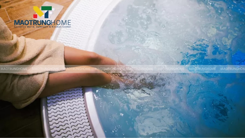 Đối với bồn tắm massage (sục thủy lực và sục khí)