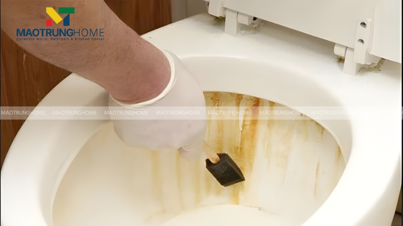 Bạn nên vệ sinh bồn cầu 1-2 lần mỗi tuần