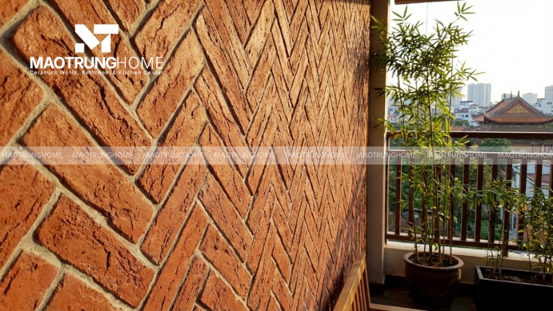 Loại gạch này tạo chiều sâu cho không gian