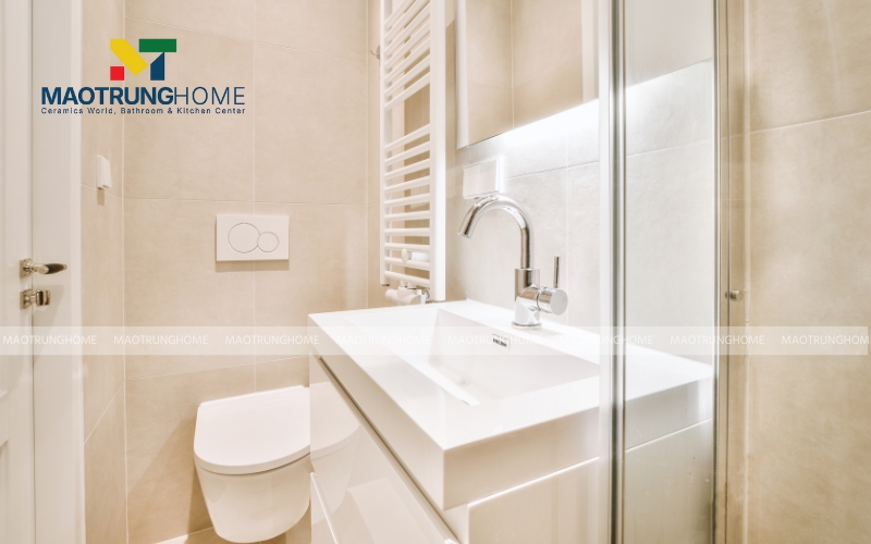 Đối với phòng tắm trung bình