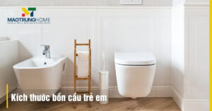 Kích thước bồn cầu trẻ em