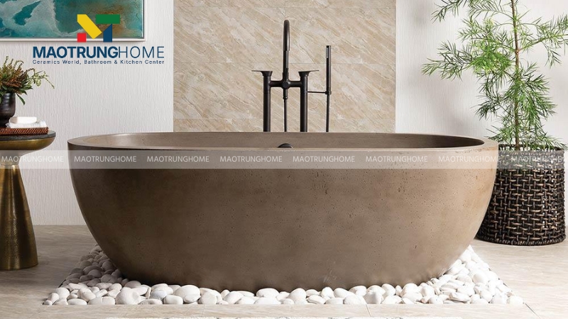 Kích thước bồn tắm đá nhân tạo TOTO (GALALATO, Luminist)