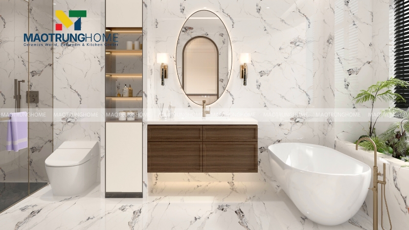 Layout 3: Phòng tắm master trên 10m²