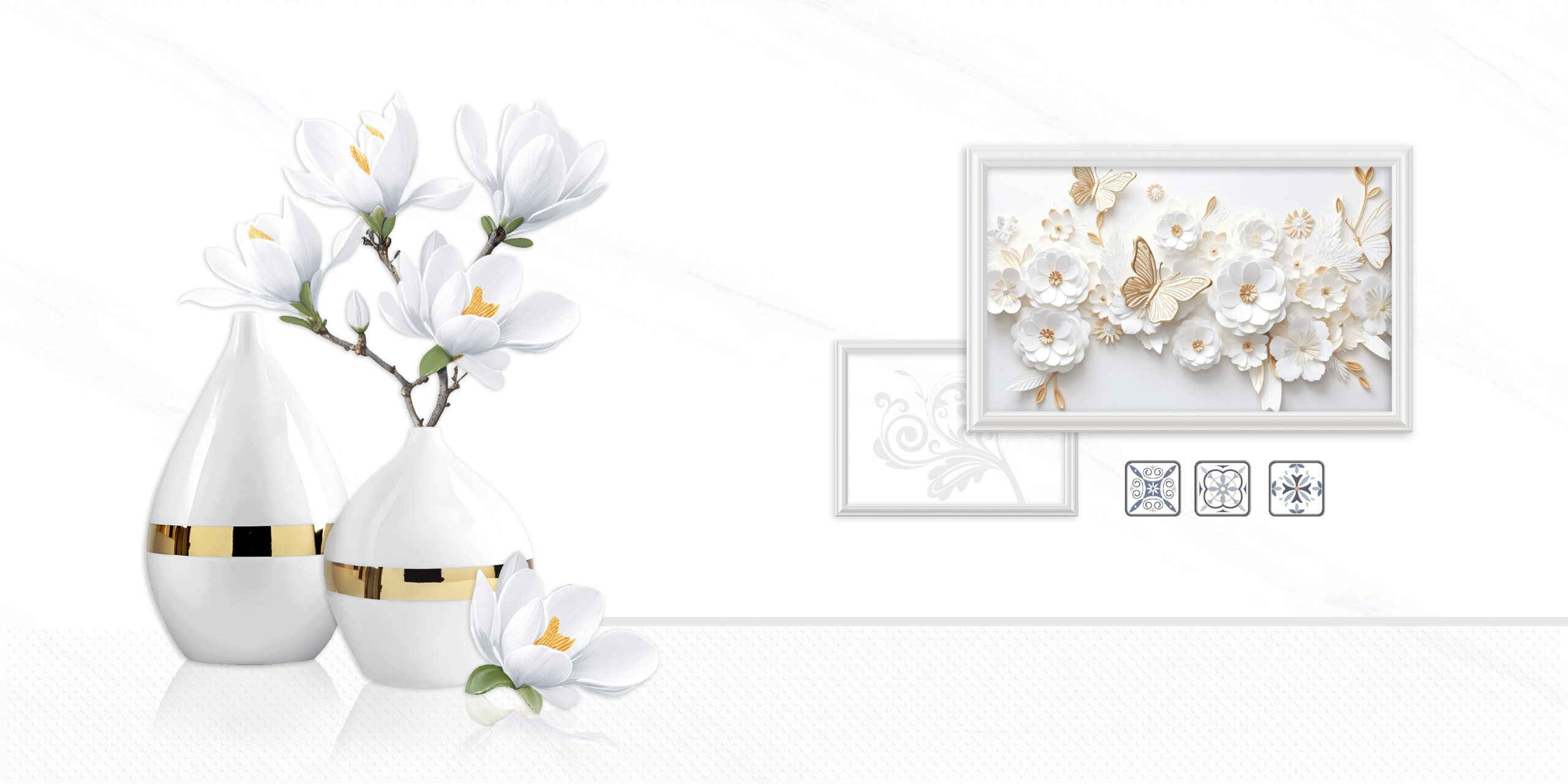 Gạch Hoàn Mỹ Vân calacatta 30x60 04622 - Ảnh 2