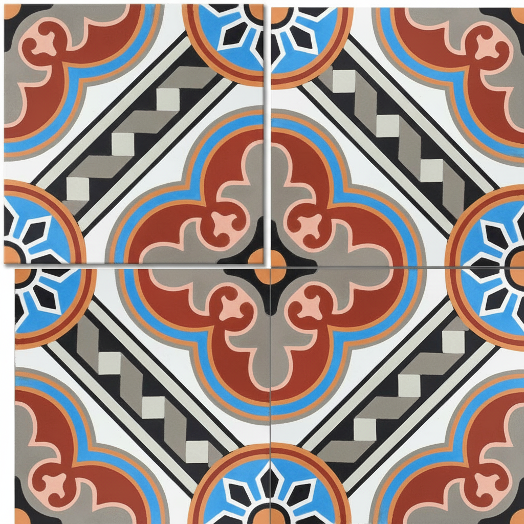 Gạch bông 20X20cm - Ảnh 3