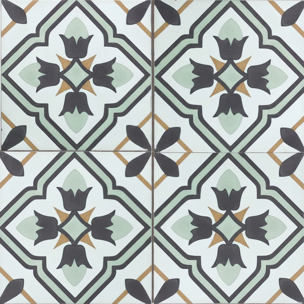 Gạch bông 20X20cm - Ảnh 2